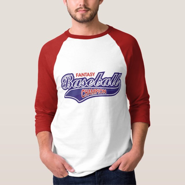 Fantasibaseballmästare T Shirt (Framsida)