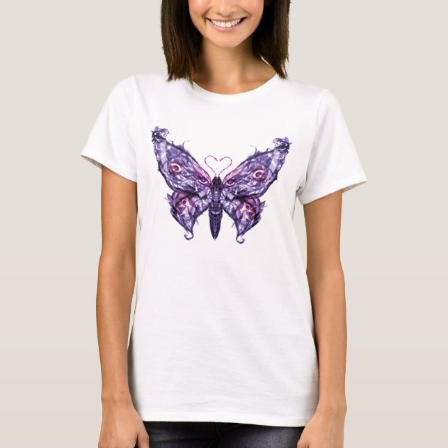 Fantasifjärilsskjorta T-shirt (Framsida)