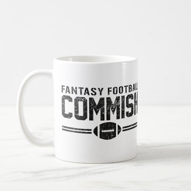 Fantasifotboll Commish Kaffemugg (Vänster)