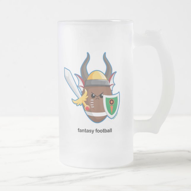 Fantasifotboll Frostat Ölglas (Höger)