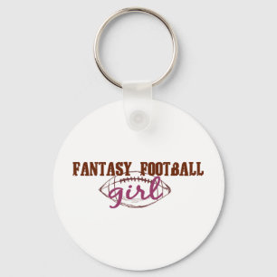 Fantasifotbollflicka Nyckelring