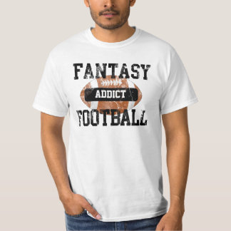 Fantasifotbollknarkare, universitets- stil för t shirt