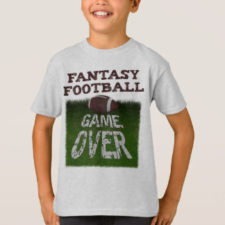 Fantasifotbolllek över ungar tee shirt