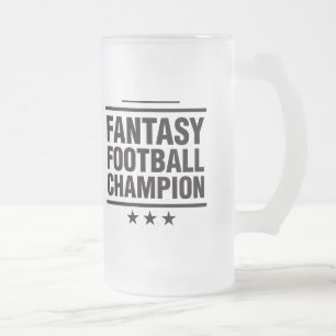 Fantasifotbollmästare! Frostat Ölglas