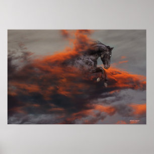 Fantasihästar: Moln Poster