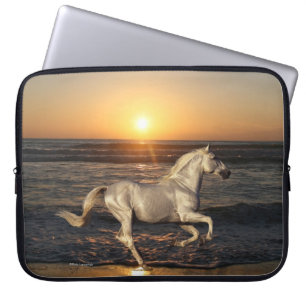 Fantasihästar: Solnedgång Laptop Sleeve