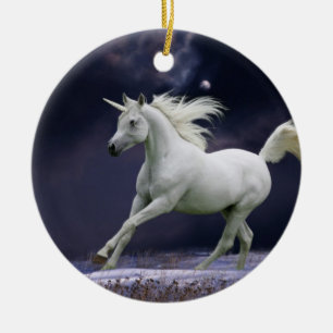 Fantasihästar: Unicorn Julgransprydnad Keramik