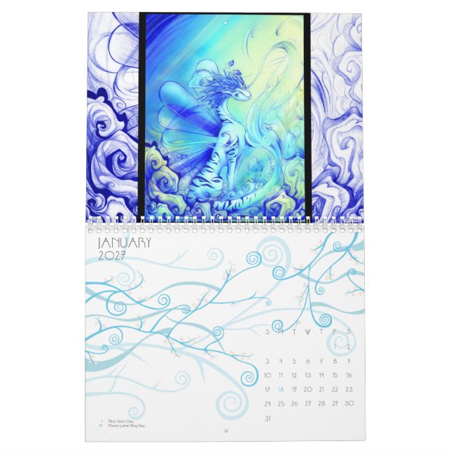 Fantasikalender 2011 kalender (Jan 2027)