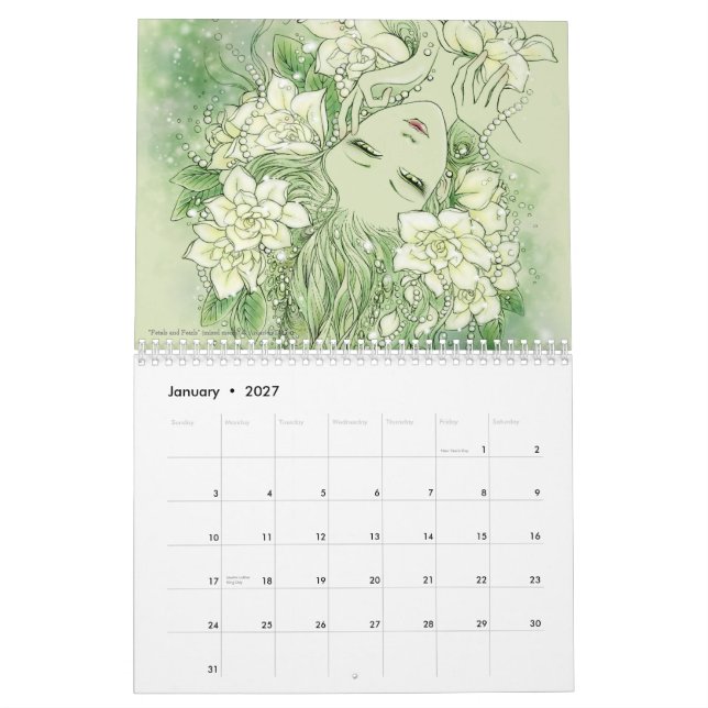 Fantasikalender Kalender (Jan 2027)