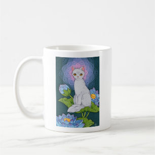 FantasikattOracle bekräftelse - Mindfulness Kaffemugg