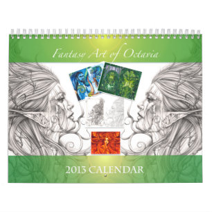Fantasikonst av Octavia 2013 Kalender
