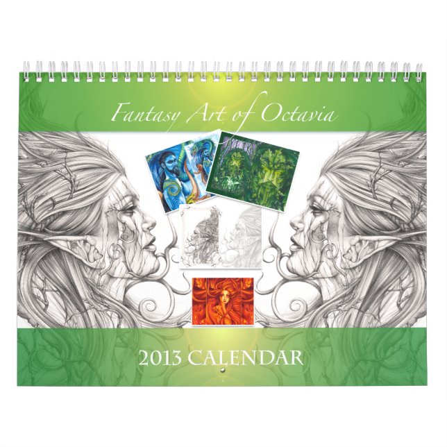 Fantasikonst av Octavia 2013 Kalender (Omslag)