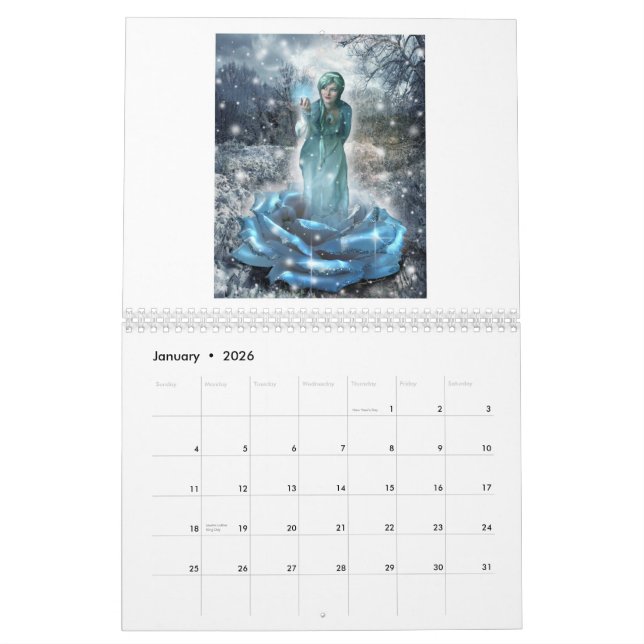 Fantasikonstkalender - version 1 kalender (Jan 2026)