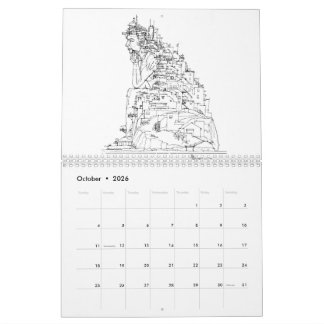Fantasilandskap Kalender