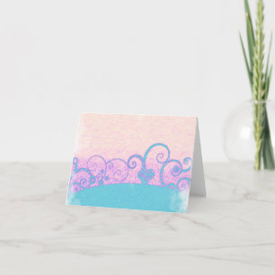 fantasinokort för pastel grunge helgkort