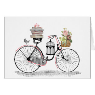 Fantasipushcykel Hälsningskort