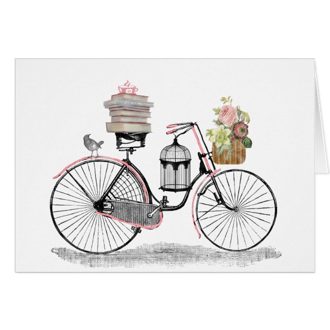 Fantasipushcykel Hälsningskort (Framsidan Horizontal)
