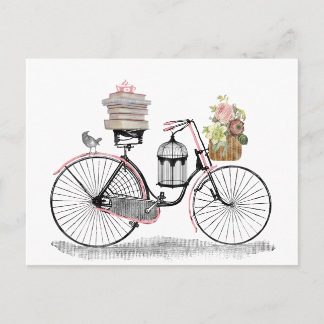 Fantasipushcykel Vykort (Framsida)