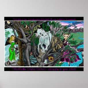 Fantasisfäraffisch Poster