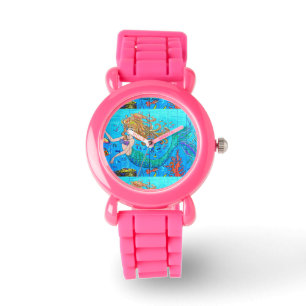 fantasisjöjungfruklocka armbandsur