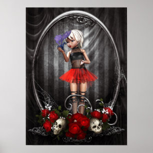 Fantasisk godisflicka poster