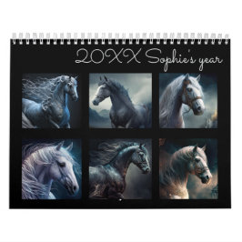 Fantasiska hästar kalender