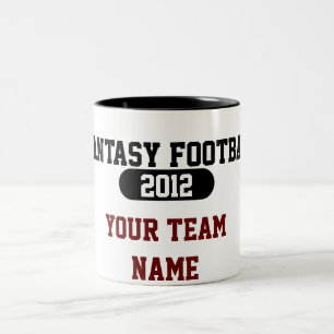 Fantasisportar - ditt lagnamn - mugg