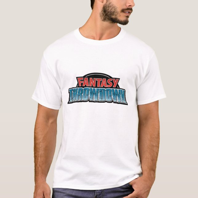FantasiThrowdownmanar tänder T-tröja T-shirt (Framsida)