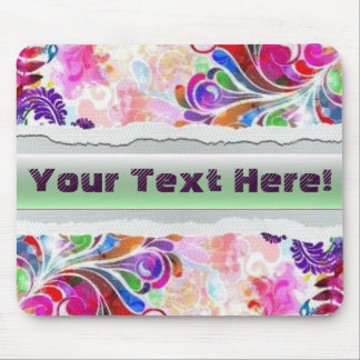 Fantasivektorblommigt Mousepad Musmatta
