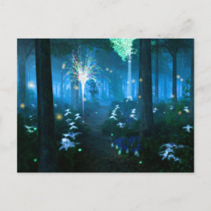 Fantastare: Natt i Fairy Land Postcard Vykort