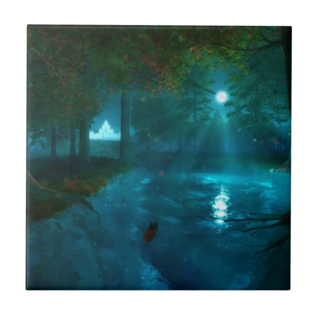 Fantastare: till Fairy Palace Tile / Trivet Kakelplatta (Framsidan)