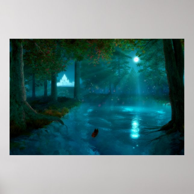 Fantastare: Till utskriften av Fairy Palace Poster (Framsidan)