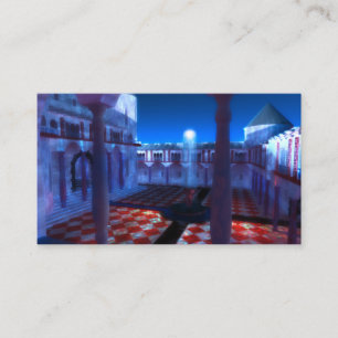 Fantastes: Courtyard i Palace Bokmärken Visitkort