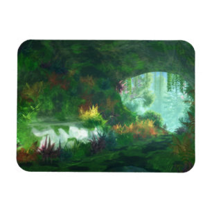 Fantastes: Dam i Marble Flexible Magnet