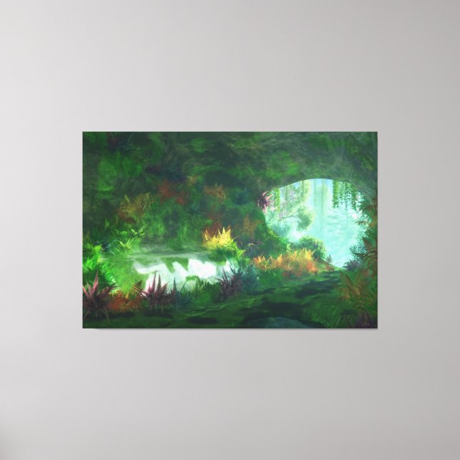 Fantastes: Dam i Marble-Kanvastrycket Canvastryck (Framsida)