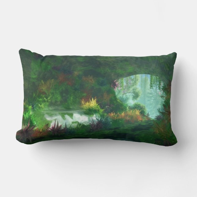 Fantastes: Dam i Marble Pillow Lumbarkudde (Framsida)