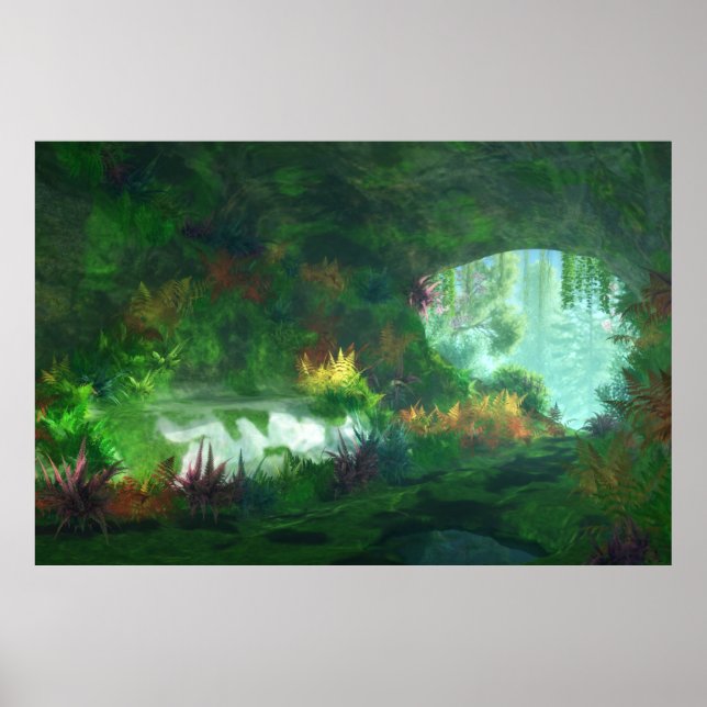 Fantastes: Dam i Marble Print Poster (Framsidan)