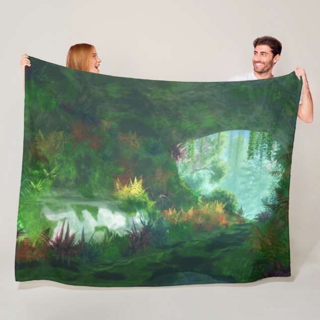 Fantastes: Dam vid Marble Fleece Blanket (På plats)