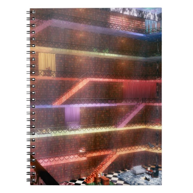 Fantastes: Den bärbara datorn Palace Bibliotek Anteckningsbok (Framsidan)