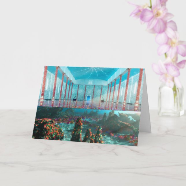 Fantastes: Fairy Bath Card Kort (Orkide)