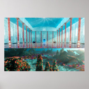 Fantastes: Fairy Bath Print Poster