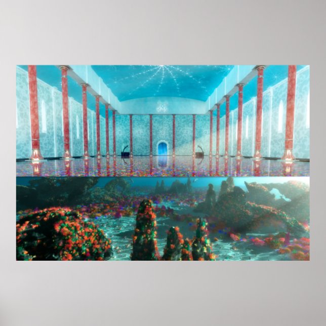 Fantastes: Fairy Bath Print Poster (Framsidan)