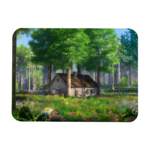 Fantastes: Forest Cottage Flexible Magnet