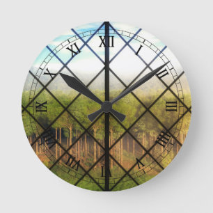 Fantastes: Gräns Fairy Land Clock Rund Klocka