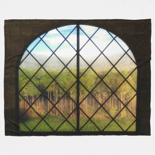 Fantastes: Gräns of Fairy Land Fleece Blanket (Framsidan (Horisontell))