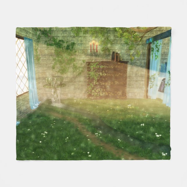 Fantastes: In i Fairy Land Fleece Blanket (Framsidan (Horisontell))