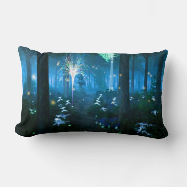 Fantastes: Natt i Fairy Land Pillow Lumbarkudde (Framsida)