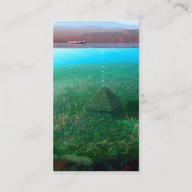 Fantastes: Ökusten Bokmärken Visitkort (Baksida)