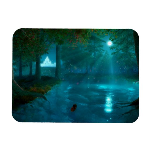 Fantastes: till Fairy Palace Flexible Magnet (Horisontell)