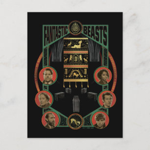 Fantastic Beasts Rummet för Krav Grafik Vykort
